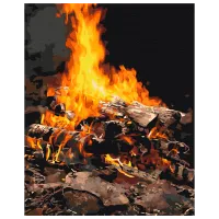 Картина по номерам BrushMe Костёр BS21741 50 x 40 см / Вертикальная