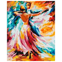 Картина по номерам BrushMe Цвета вальса BS52217 50 x 40 см / Вертикальная