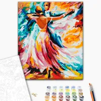 Pictură pe numere BrushMe Culori de vals BS52217 50 x 40 cm / Verticală photo 7