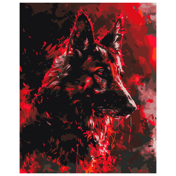 Картина по номерам BrushMe Рубиновый страж BS53942 50 x 40 см / Вертикальная photo 1