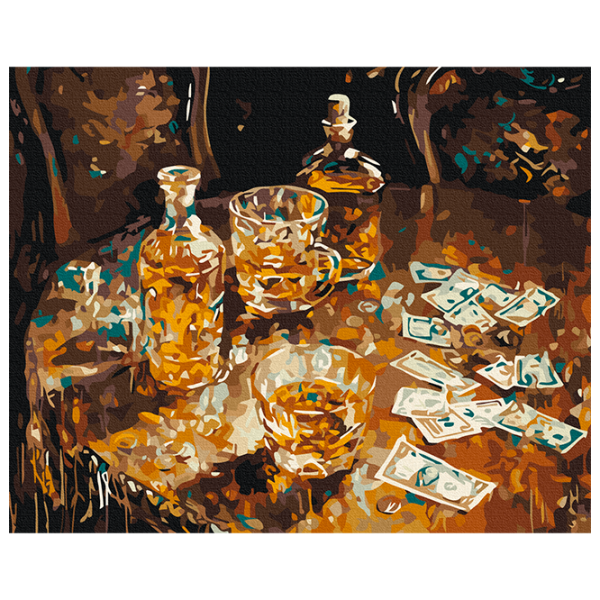 Картина по номерам BrushMe Золотой отдых BS53980 50 x 40 см / Горизонтальная photo 1