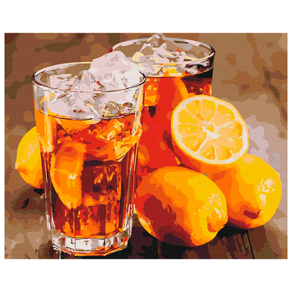 Pictură pe numere BrushMe Limonadă proaspătă BS34295 50 x 40 cm / Orizontală photo 1 Pictură pe numere BrushMe Limonadă proaspătă BS34295 50 x 40 cm / Orizontală photo 1