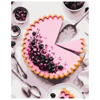 Картина по номерам BrushMe Черничный пирог BS40231 50 x 40 см / Вертикальная