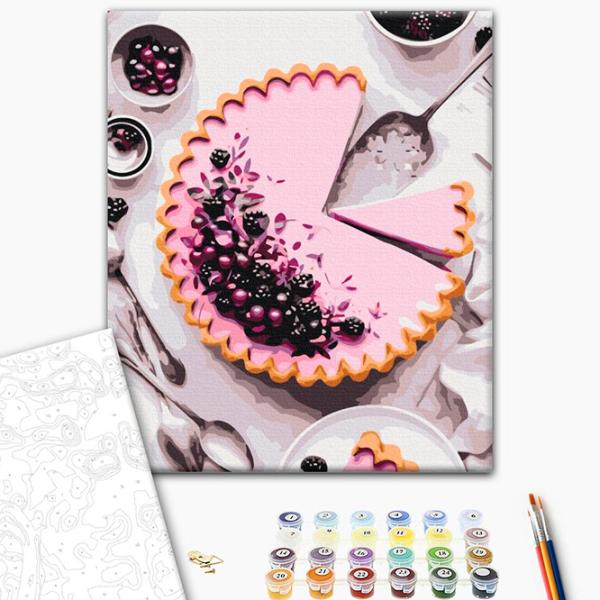 Картина по номерам BrushMe Черничный пирог BS40231 50 x 40 см / Вертикальная photo 3