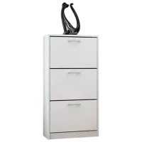 Dulap pentru încălțăminte Haaus Rin 3D 120 x 63 x 30 /White /White