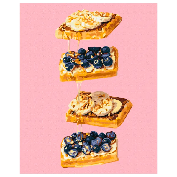 Картина по номерам BrushMe Сладкая история BS53992 50 x 40 см / Вертикальная photo 1