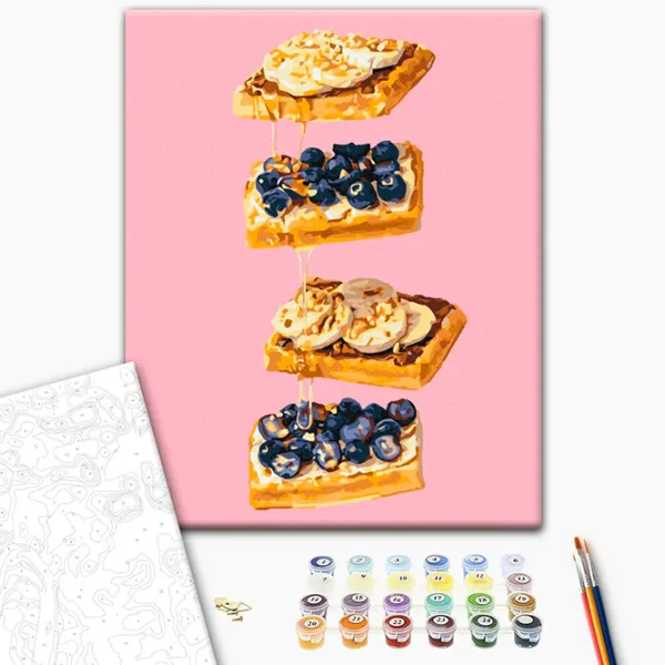 Картина по номерам BrushMe Сладкая история BS53992 50 x 40 см / Вертикальная photo 3