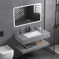 Dulap cu lavoar SanDonna 1009G Piatră sinterizată / Gray