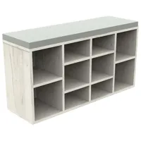 Dulap pentru încălțăminte ML-Mobila 4 52.6 x 105 x 32 /Antracite /Antracite