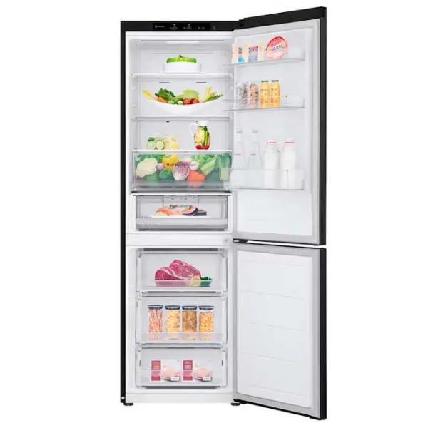 Frigider LG GBV3100EEP cu congelator jos 344 l / 186 cm / Black photo 4