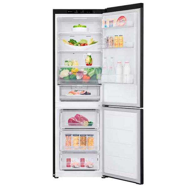 Frigider LG GBV3100EEP cu congelator jos 344 l / 186 cm / Black photo 4
