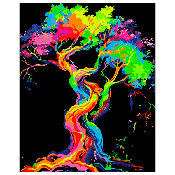 Pictură pe numere BrushMe Copacul viselor BSB0028FC 50 x 40 cm / Verticală photo 1