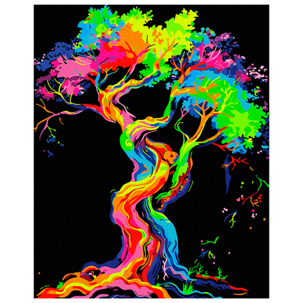 Pictură pe numere BrushMe Copacul viselor BSB0028FC 50 x 40 cm / Verticală photo 1