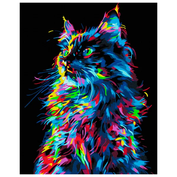 Картина по номерам BrushMe Волшебный кот BSB0021FC 50 x 40 см / Вертикальная photo 1