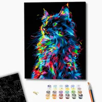 Картина по номерам BrushMe Волшебный кот BSB0021FC 50 x 40 см / Вертикальная photo 3