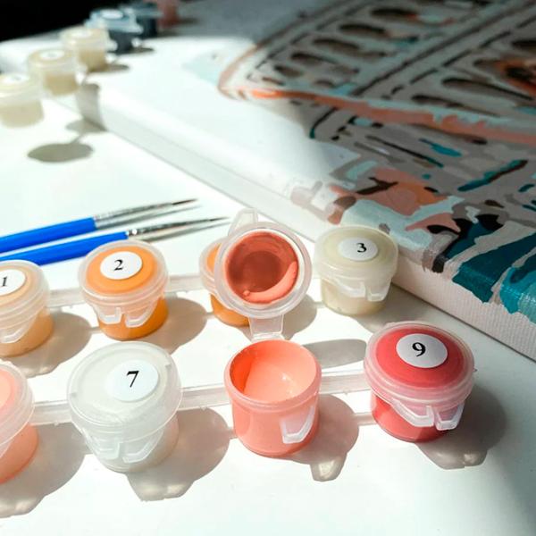 Картина по номерам BrushMe Радужный лев BSB0031FC 50 x 40 см / Горизонтальная photo 7