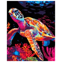 Картина по номерам BrushMe ерепашья фантазия BSB0017FC 50 x 40 см / Вертикальная