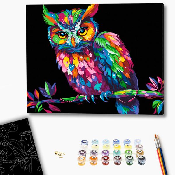 Картина по номерам BrushMe Цветовая мудрость BSB0016FC 50 x 40 см / Горизонтальная photo 2