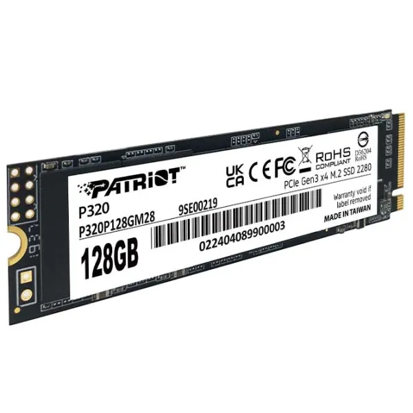 SSD Patriot P320 128 GB M.2 NVMe photo 5