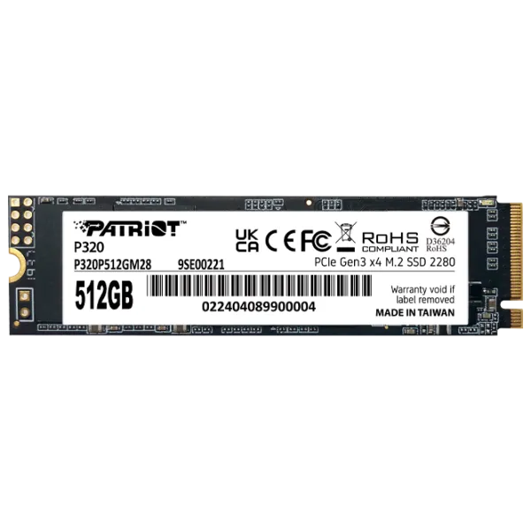 SSD Patriot P320 512 GB M.2 NVMe photo 1