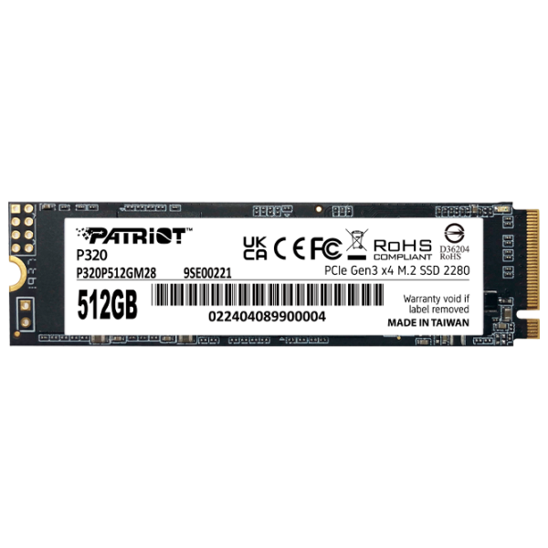 SSD Patriot P320 512 GB M.2 NVMe photo 1