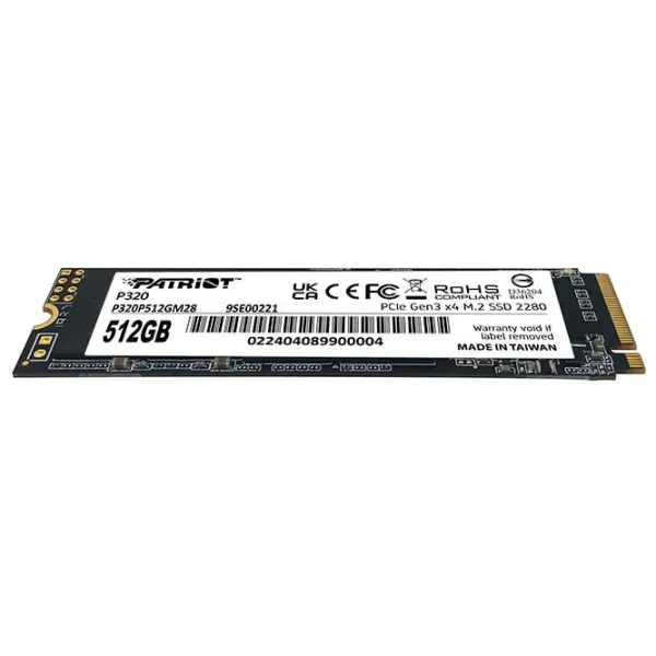 SSD Patriot P320 512 GB M.2 NVMe photo 3