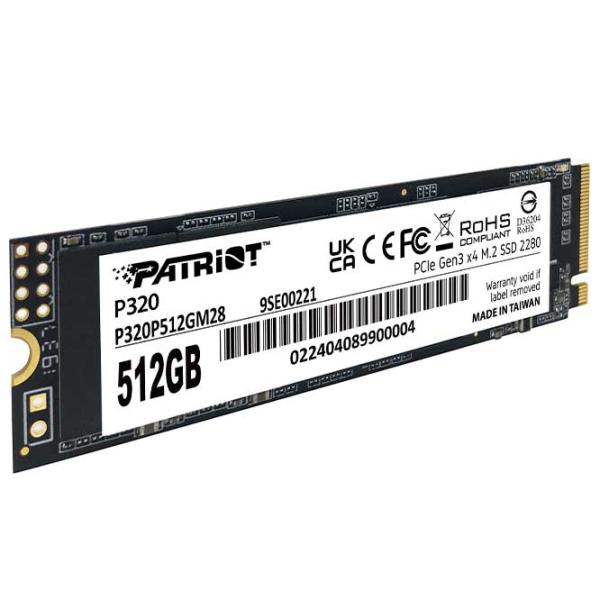 SSD Patriot P320 512 GB M.2 NVMe photo 4