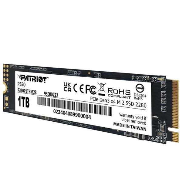 SSD Patriot P320 1 ТБ M.2 NVMe photo 2