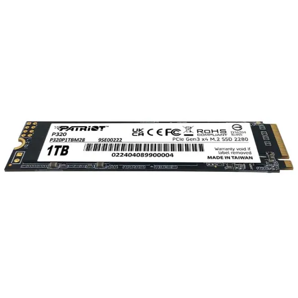 SSD Patriot P320 1 ТБ M.2 NVMe photo 3