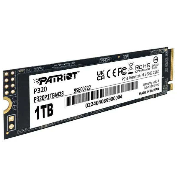 SSD Patriot P320 1 ТБ M.2 NVMe photo 4