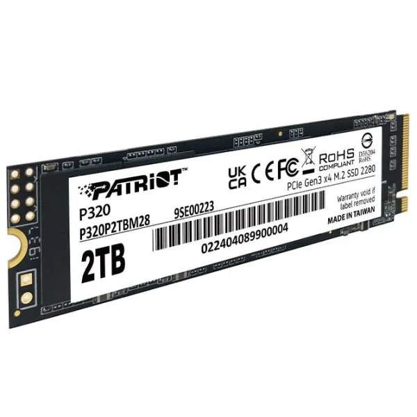 SSD Patriot P320 2 ТБ M.2 NVMe photo 4
