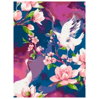 Pictură pe numere BrushMe Cântecul Macaraiului RBS1003FC 40 x 30 cm / Verticală