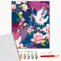 Картина по номерам BrushMe Песня журавля RBS1003FC 40 x 30 cm / Вертикальная photo 2