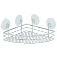 Полка для ванной Axentia 280867 Металл / Серебряный