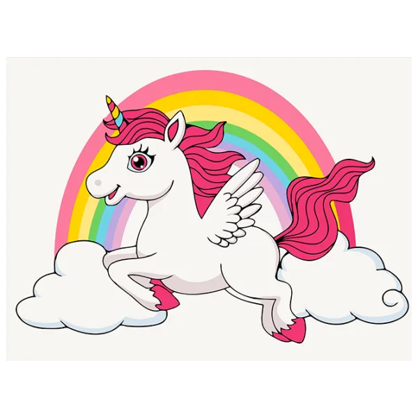 Pictură pe numere BrushMe Unicorn în culori de curcubeu KBS7125FC 40 x 30 cm / Orizontală photo 1 Pictură pe numere BrushMe Unicorn în culori de curcubeu KBS7125FC 40 x 30 cm / Orizontală photo 1