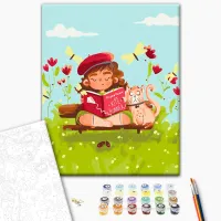 Картина по номерам BrushMe Фея на отдыхе KBS0124FC 40 x 30 cm / Вертикальная photo 3
