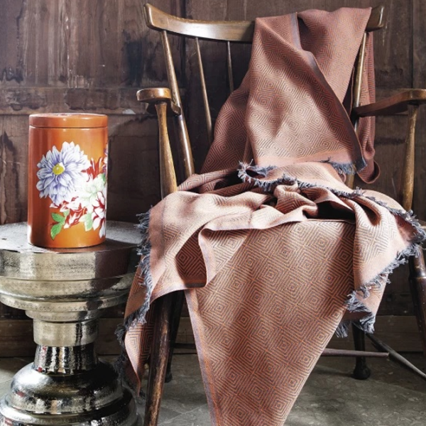 Cuvertură Issimo Home MAIA Bumbac / Orange photo 1 Cuvertură Issimo Home MAIA Bumbac / Orange photo 1