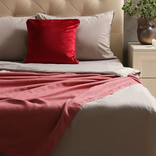 Cuvertură Issimo Home MAIA Bumbac / Fucsia photo 2