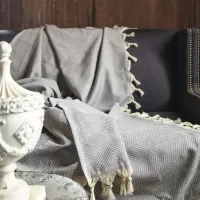 Cuvertură Issimo Home DECON  Bumbac / Grey