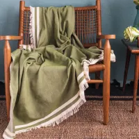 Cuvertură Issimo Home Athens Bumbac / Green