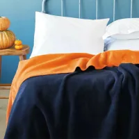 Покрывало Issimo Home SIMPLY  Хлопок / Тёмно-синий