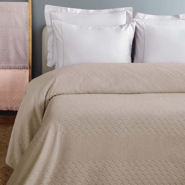 Cuvertură Issimo Home MARI  Bambus / Beige photo 1