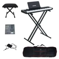 Pian electric Pearl River M2BK Set Acustic / 61 clape / Split / Black photo 3