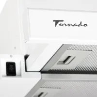 Вытяжка Tornado Storm 1200 Телескопическая/ Белый/ Серый photo 2