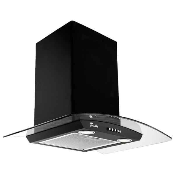 Hotă Tornado Eva 1200 Șemineu/ Black/ Inox photo 1