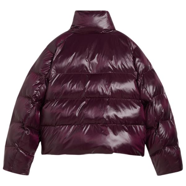Scurtă pentru femei Puma Shiny Puffer Jacket Toamnă - Iarnă / Plum photo 2