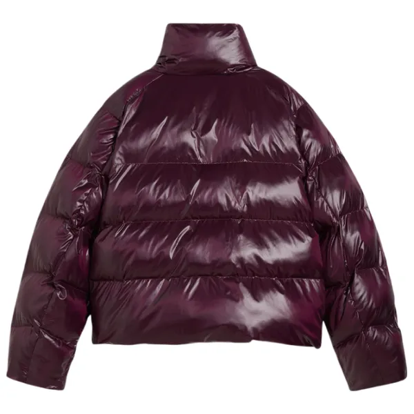 Scurtă pentru femei Puma Shiny Puffer Jacket Toamnă - Iarnă / Plum photo 2 Scurtă pentru femei Puma Shiny Puffer Jacket Toamnă - Iarnă / Plum photo 2