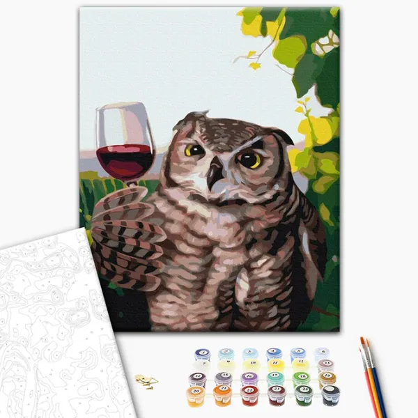 Pictură pe numere BrushMe Cunoscătorul BS53501FC 50 x 40 cm / Verticală photo 2