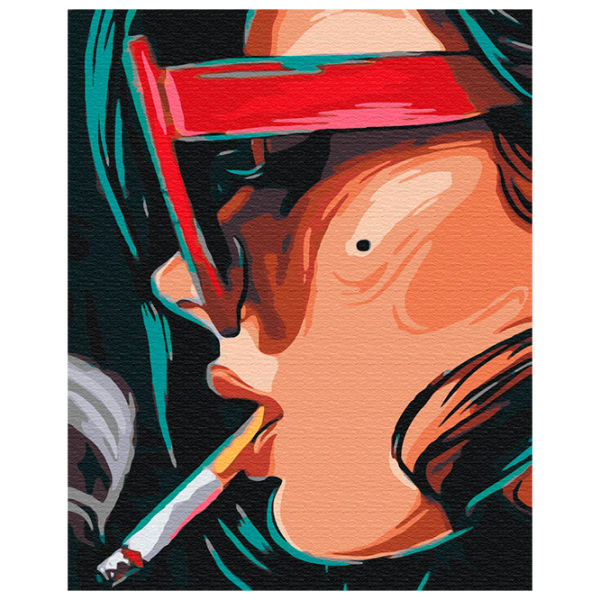 Картина по номерам BrushMe Дымчатый взгляд BS51946FC 50 x 40 см / Вертикальная photo 1