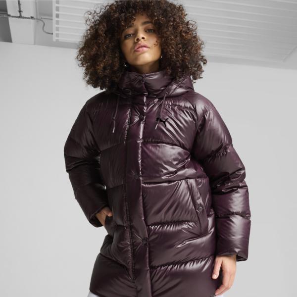 Куртка для женщин Puma Style Down Jacket Осень - Зима / Cлива photo 4